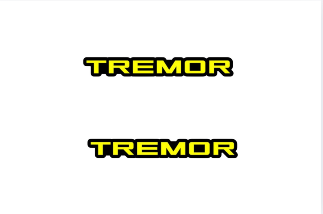 Ford F150 emblem for fenders with TREMOR logo Ford emblems decoinfabric