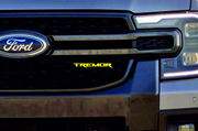 Ford F150 Radiator grille emblem with TREMOR logo (Type 2) Ford emblems decoinfabric