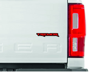 Ford F150 tailgate trunk rear emblem with TREMOR logo (Type 2) Ford emblems decoinfabric