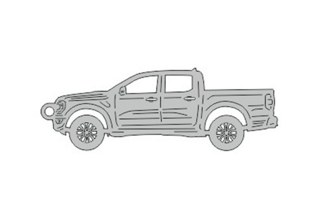Car Keychain for Ford Ranger V 2022+ (type STEEL) Keychains opdesign