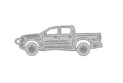 Car Keychain for Ford Ranger V 2022+ (type STEEL) Keychains opdesign