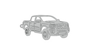 Car Keychain for Ford Ranger V 2022+ (type 3D) Keychains opdesign