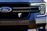 Ford Radiator grille emblem with Raptor logo (Type 2) Ford emblems decoinfabric