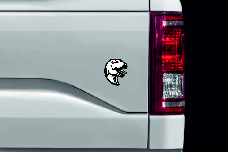 Ford tailgate trunk rear emblem with Raptor logo (Type 2) Ford emblems decoinfabric