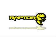 Ford tailgate trunk rear emblem with Raptor logo (Type 3) Ford emblems decoinfabric
