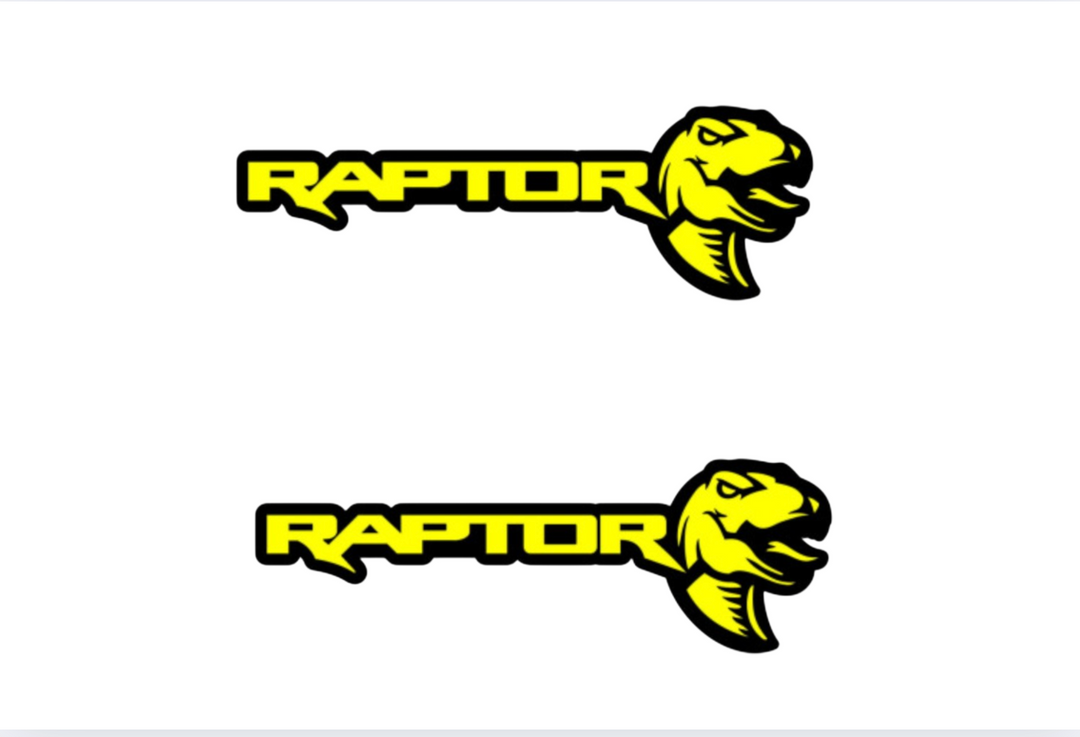 Ford F150 emblem for fenders with RAPTOR logo Ford emblems decoinfabric