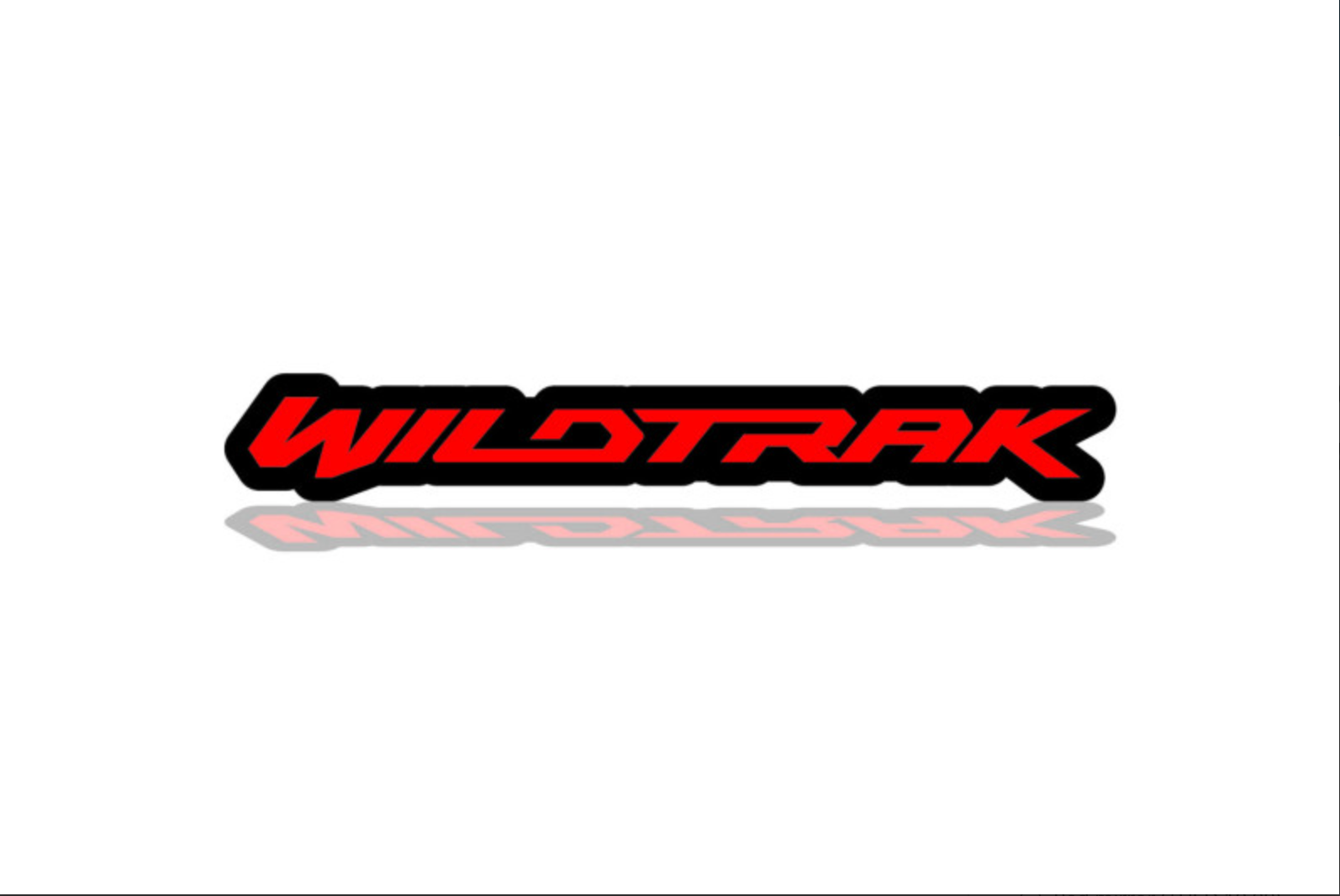 Ford Ranger tailgate trunk rear emblem with Wildtrak logo (type 1) Ford emblems decoinfabric