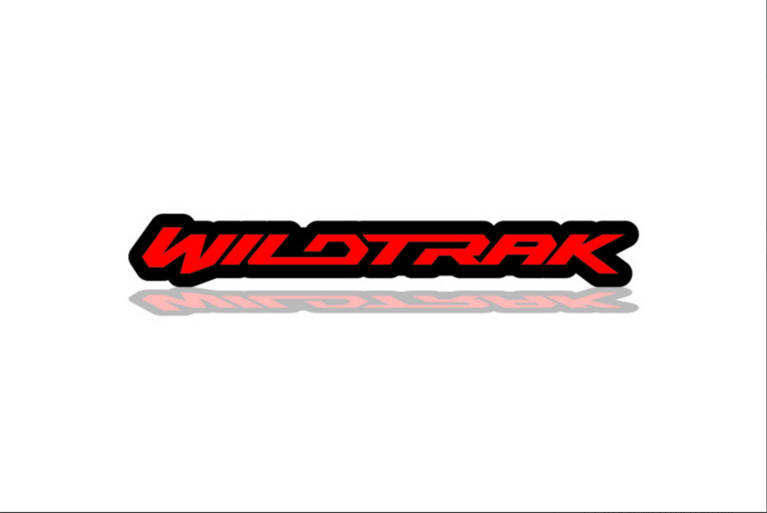 Ford Ranger tailgate trunk rear emblem with Wildtrak logo (type 1) Ford emblems decoinfabric