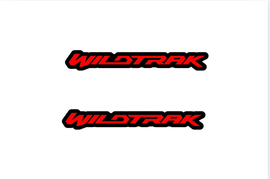 Ford Ranger emblem for fenders with Wildtrak logo (type1) Ford emblems decoinfabric