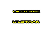 Ford Ranger emblem for fenders with Wildtrak logo Ford emblems decoinfabric