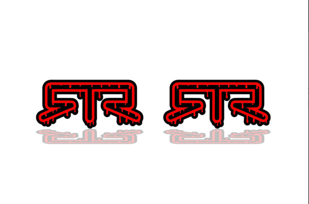 Ford emblem for fenders with RTR Blood logo Ford emblems decoinfabric