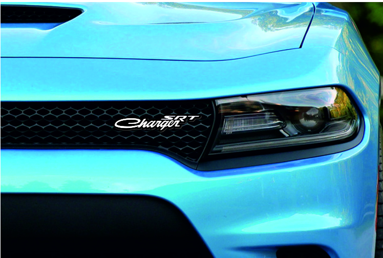 Dodge Radiator grille emblem with Charger SRT logo Dodge emblems decoinfabric