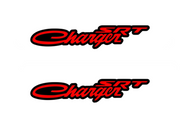 Dodge Charger emblem for fenders with Dodge Charger SRT logo Dodge emblems decoinfabric