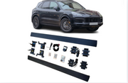 Porsche Cayenne Electric Running Boards and Power Steps 2018-2024 Electric Running Boards Decoin Fabric