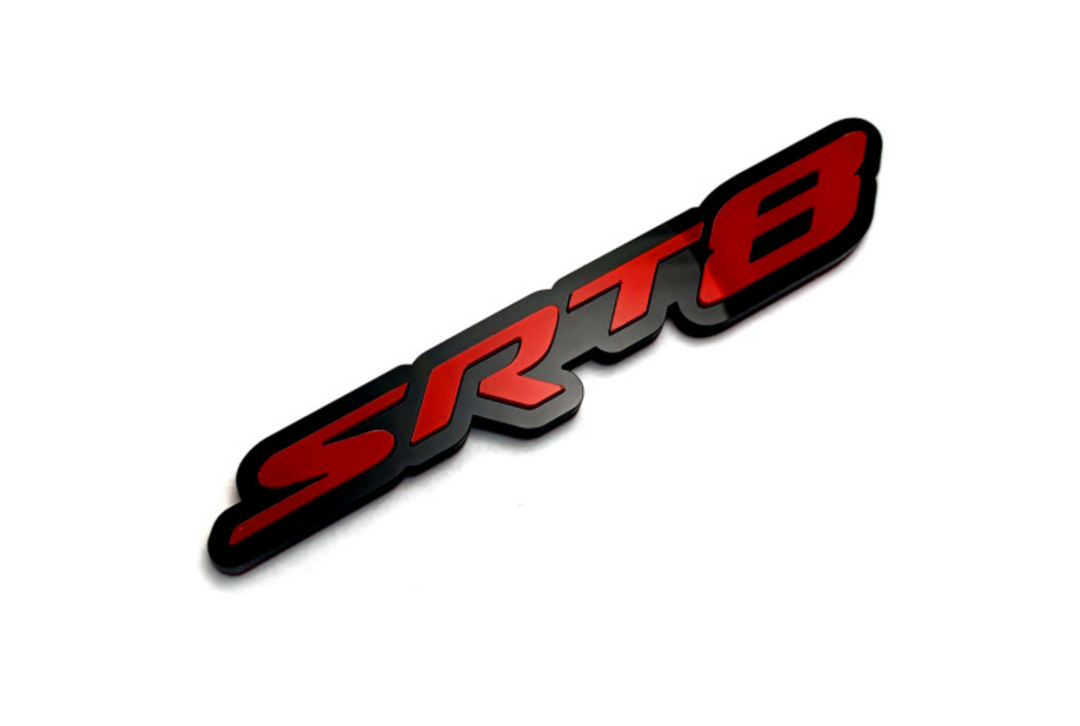 Chrysler Emblem & Badges set with SRT8 logo (Type 5) Chrysler emblems decoinfabric