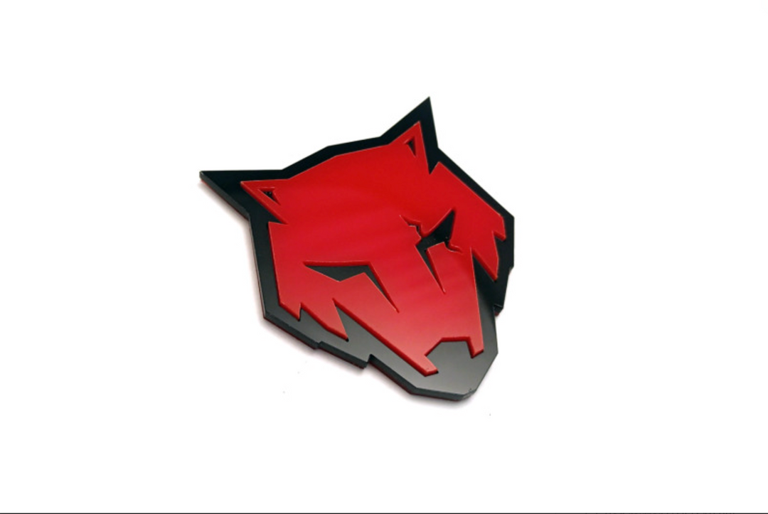 Ford Mustang tailgate trunk rear emblem with Coyote logo Ford emblems decoinfabric