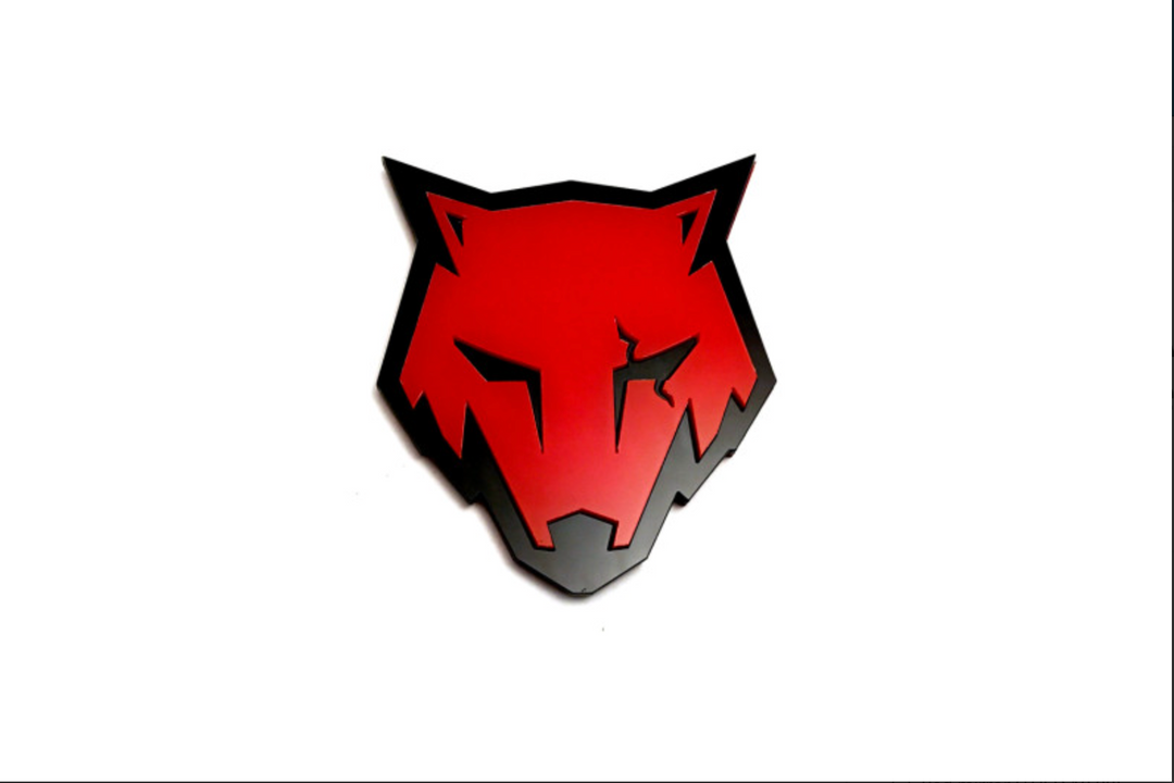 Ford Mustang tailgate trunk rear emblem with Coyote logo Ford emblems decoinfabric