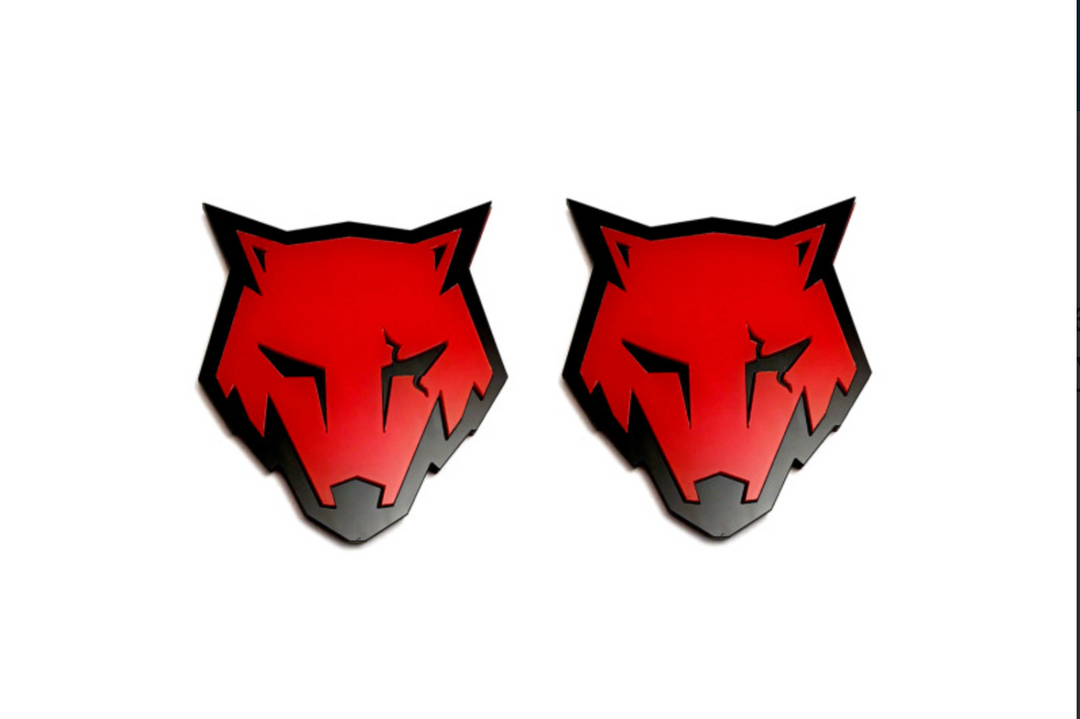 Ford Mustang emblem for fenders with Coyote logo Ford emblems decoinfabric