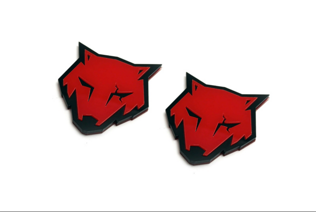 Ford Mustang emblem for fenders with Coyote logo Ford emblems decoinfabric