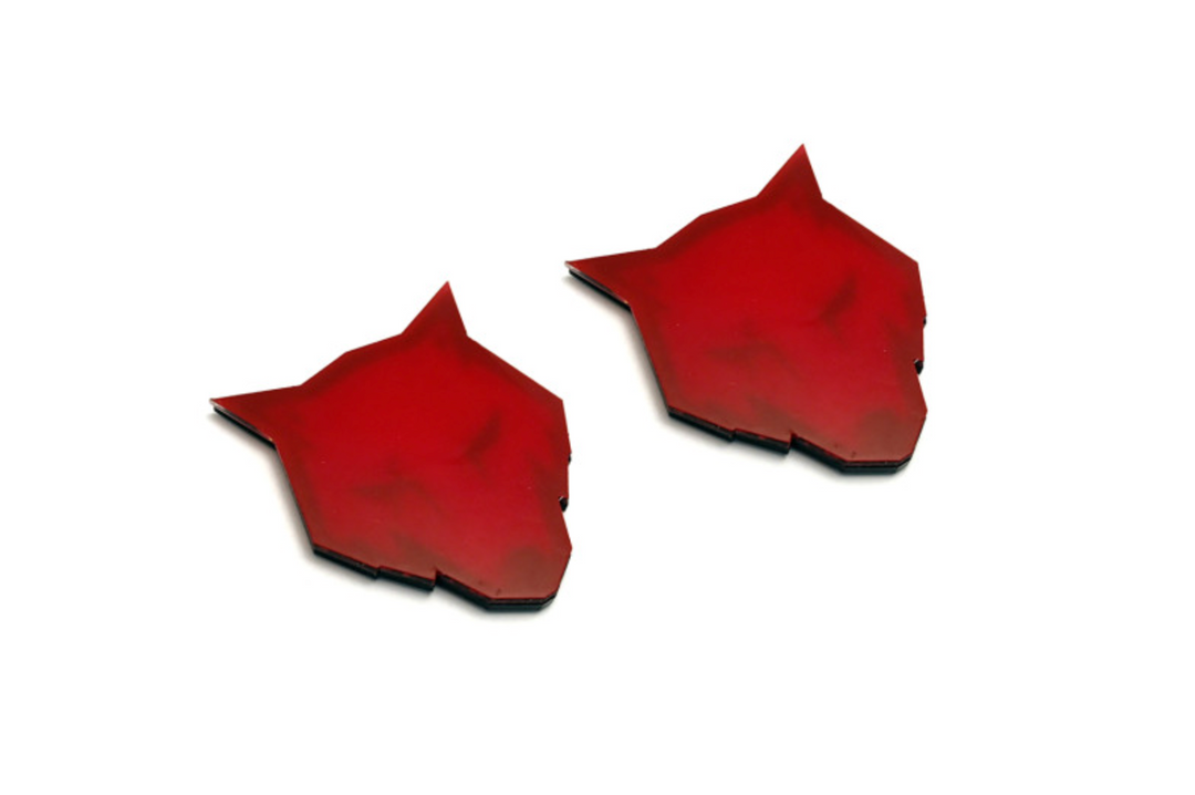 Ford Mustang emblem for fenders with Coyote logo Ford emblems decoinfabric