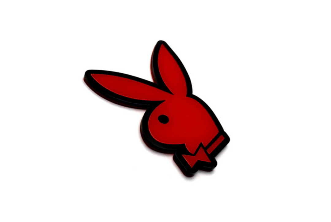 Dodge Challenger trunk rear emblem between tail lights with Playboy logo Dodge emblems decoinfabric