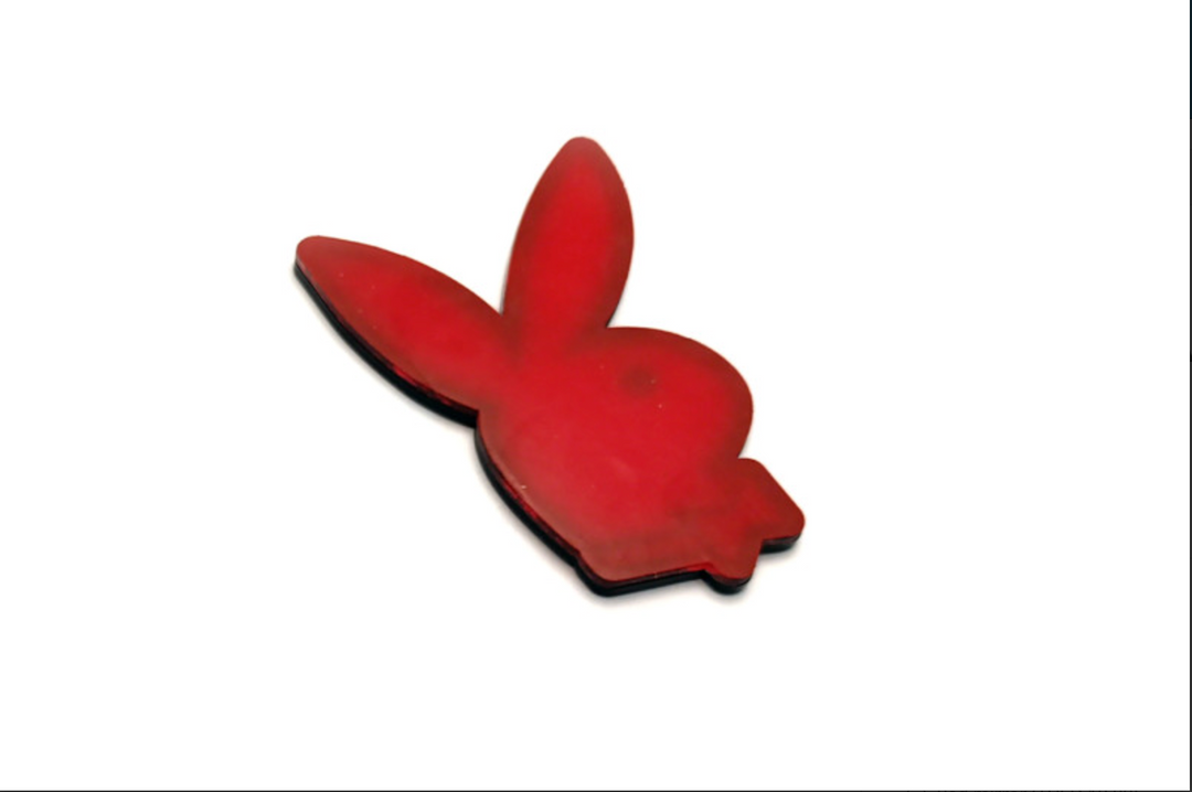 Dodge Challenger trunk rear emblem between tail lights with Playboy logo Dodge emblems decoinfabric