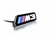 BMW Illuminated LED Radiator Grille Emblems and Badges with ///M3 (type 1) logo BMW Led Emblems decoinfabric