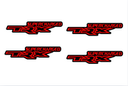 Dodge Emblem & Badges set with TRX Supercharged logo Dodge emblems decoinfabric