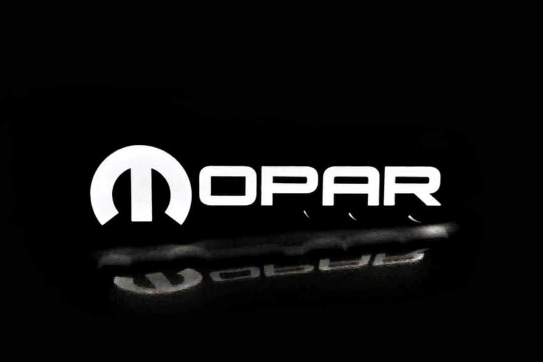 Jeep Illuminated LED Radiator Grille Emblems and Badges with Mopar (type 2) logo Jeep Led Emblems decoinfabric