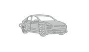 Car Keychain for Tesla Model Y FL 2025+ Keychains opdesign