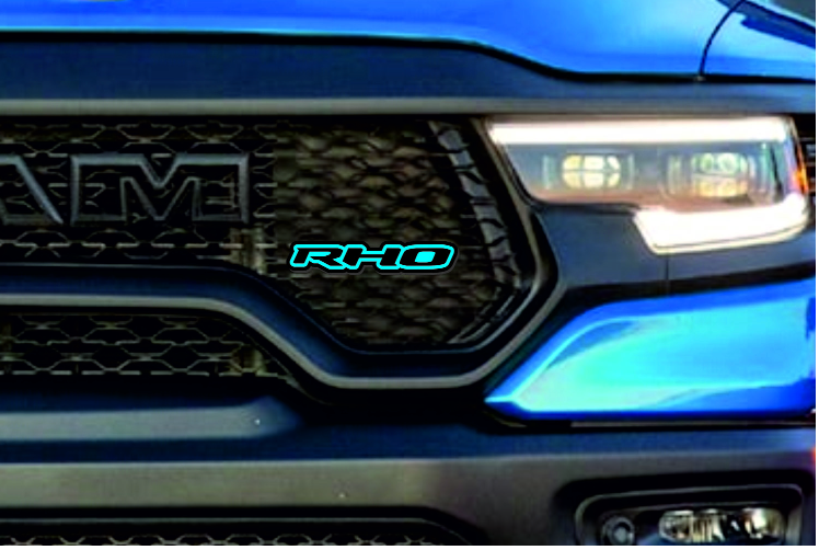 DODGE Radiator grille emblem with RHO logo (Type 2) Dodge emblems decoinfabric