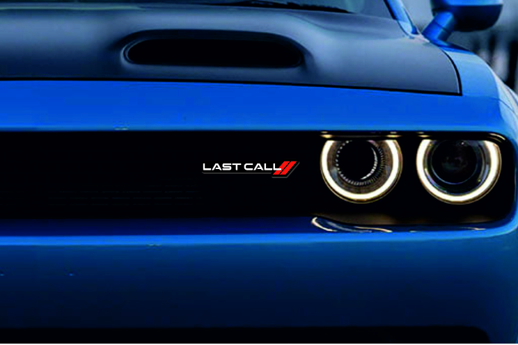 Dodge Radiator grille emblem with Last Call + logo Dodge Dodge emblems decoinfabric