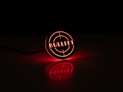 Ford Illuminated LED Radiator Grille Emblems and Badges with Bullitt (type 1) logo Ford Led Emblems decoinfabric