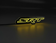 Jeep Illuminated LED Radiator Grille Emblems and Badges with SRT (type 2) logo Jeep Led Emblems decoinfabric