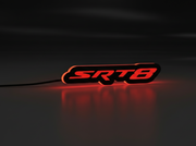 Dodge Illuminated LED Radiator Grille Emblems and Badges with SRT8 logo (type 2) Dodge Led emblems decoinfabric