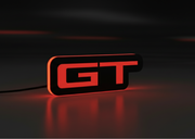 Ford Illuminated LED Radiator Grille Emblems and Badges with Mustang VI GT logo Ford Led Emblems decoinfabric