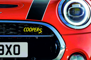Mini Radiator grille emblem with Mini Cooper S logo (Type 2) Mini emblems decoinfabric