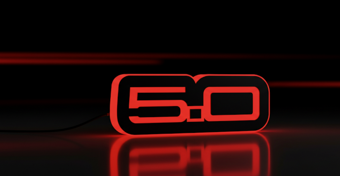 Ford Illuminated LED Radiator Grille Emblems and Badges with Mustang logo Ford Led Emblems decoinfabric