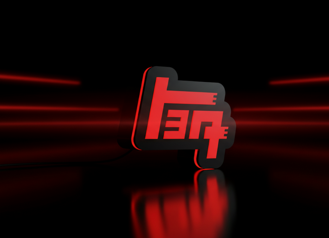 Toyota Illuminated LED Radiator Grille Emblems and Badges with TEQ logo Toyota Led Emblems decoinfabric