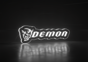 Dodge Illuminated LED Radiator Grille Emblems and Badges with Demon (type 1) logo Dodge Led emblems decoinfabric