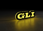 Volkswagen Illuminated LED Radiator Grille Emblems and Badges with GLI logo Volkswagen Led Emblems decoinfabric
