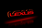 Lexus Illuminated LED Radiator Grille Emblems and Badges with Lexus (type 1) logo Lexus Led Emblems decoinfabric