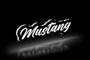 Ford Illuminated LED Radiator Grille Emblems and Badges with Mustang (type 2) logo Ford Led Emblems decoinfabric