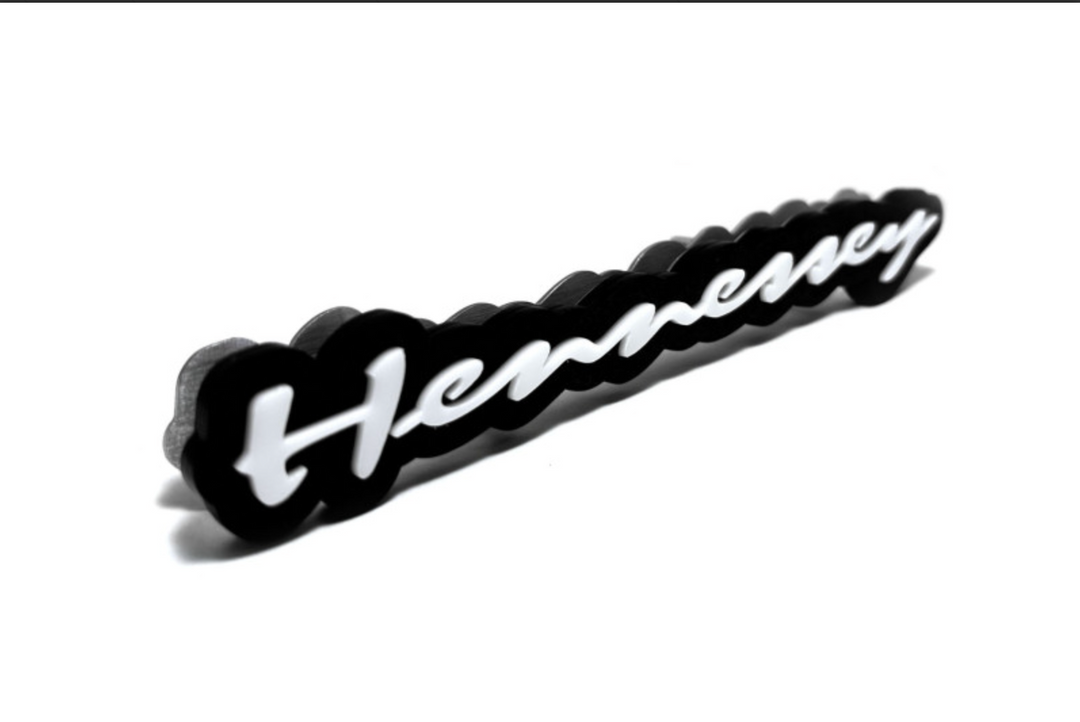 Dodge tailgate trunk rear emblem with Hennessey logo Dodge emblems decoinfabric