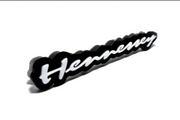 Dodge tailgate trunk rear emblem with Hennessey logo Dodge emblems decoinfabric