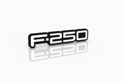 Ford F250 Radiator grille emblem with F250 logo (Type 2) Ford emblems decoinfabric
