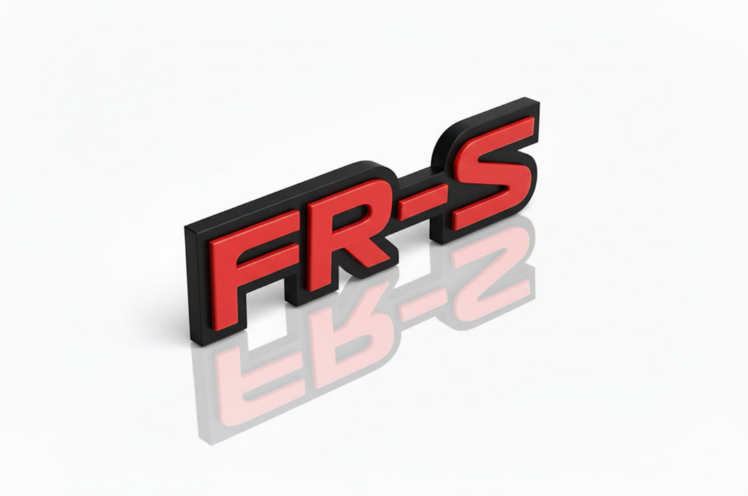 Scion Radiator grille emblem with FR-S logo Toyota emblems decoinfabric