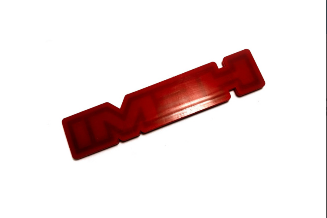 Dodge tailgate trunk rear emblem with HEMI logo (type 3) Dodge emblems decoinfabric