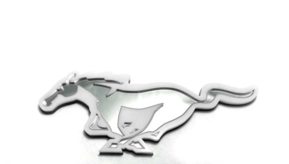 Ford Mustang Radiator grille emblem with Mustang Horse logo Ford emblems decoinfabric
