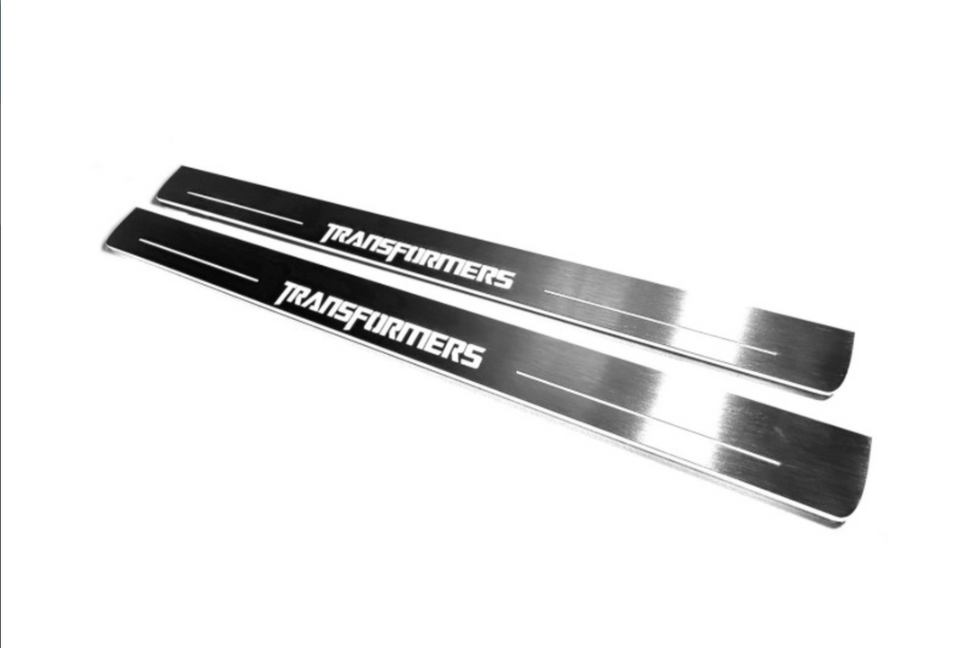 Chevrolet Camaro V 2009-2015 Car Door Sill With Logo TRANSFORMERS Chevrolet Led Door Sills opdesign